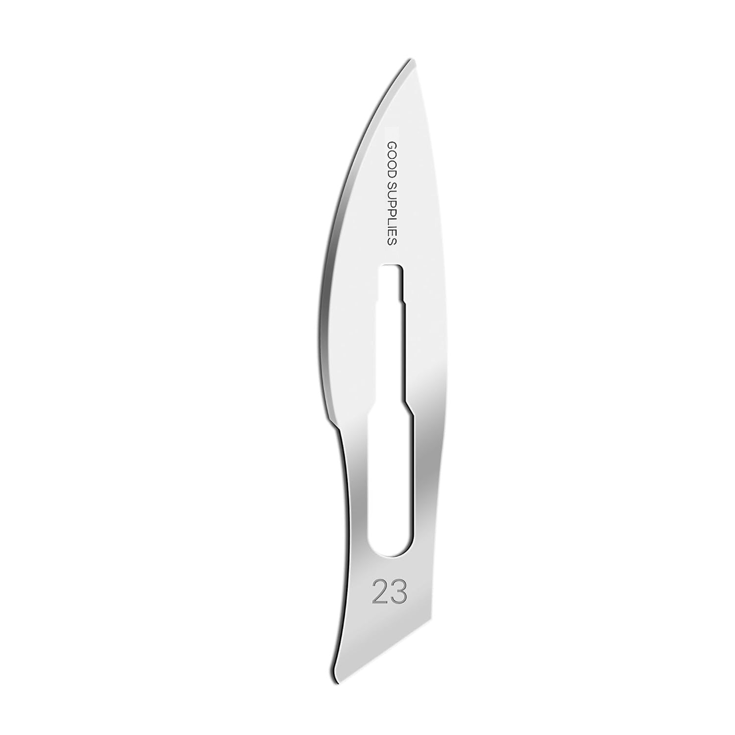 #23 Sterile Surgical Dermaplane Blade, Stainless Steel Scalpels (Box of 100,Individually Packed)