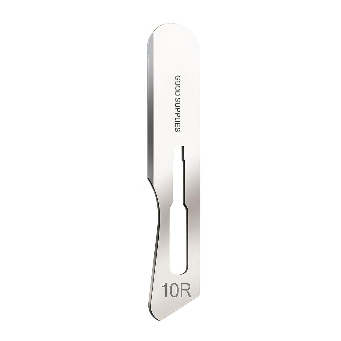 #10R Sterile Surgical Dermaplane Blade, Stainless Steel Scalpels (Box of 100,Individually Packed)